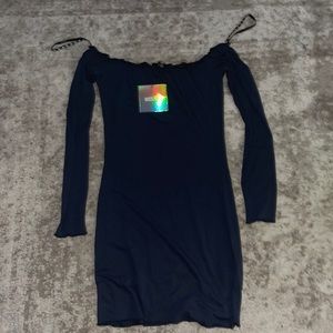 Missguided Bardot Off the Shoulder Mini Dress